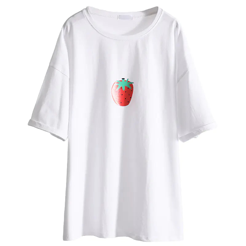 Cotton Short Sleeve T-Shirt for Women - Summer Fashion